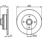 Bosch Δισκόπλακα - 0 986 478 331