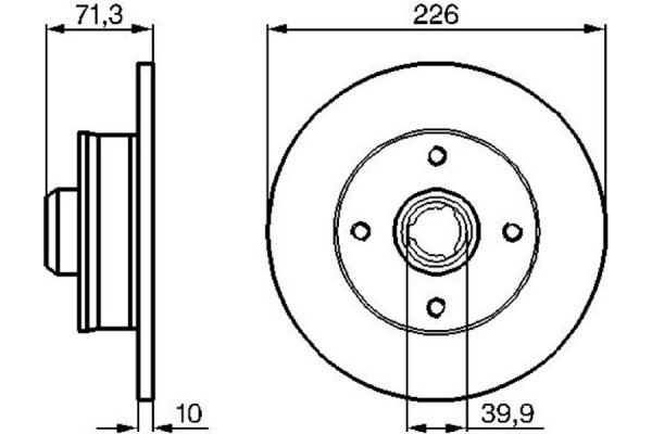 Bosch Δισκόπλακα - 0 986 478 331
