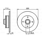 Bosch Δισκόπλακα - 0 986 478 331