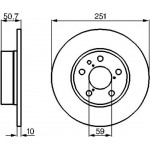 Bosch Δισκόπλακα - 0 986 478 341