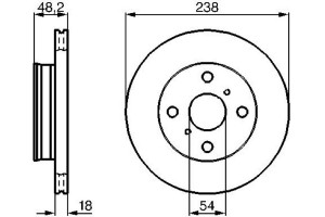 Bosch Δισκόπλακα - 0 986 478 385