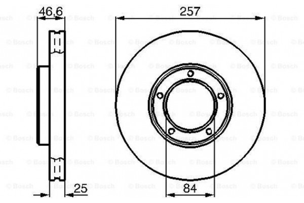 Bosch Δισκόπλακα - 0 986 478 397