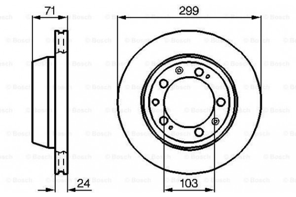 Bosch Δισκόπλακα - 0 986 478 417