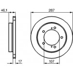 Bosch Δισκόπλακα - 0 986 478 422