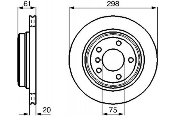 Bosch Δισκόπλακα - 0 986 478 426 Bosch Δισκόπλακα - 0 986 478 426