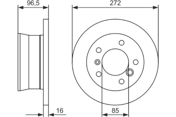 Bosch Δισκόπλακα - 0 986 478 433