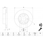 Bosch Δισκόπλακα - 0 986 478 434
