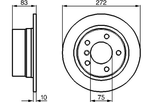 Bosch Δισκόπλακα - 0 986 478 439