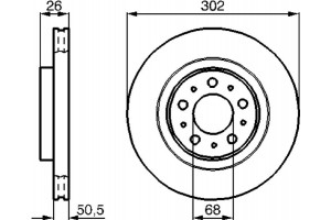 Bosch Δισκόπλακα - 0 986 478 454