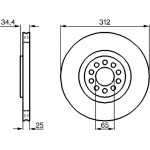 Bosch Δισκόπλακα - 0 986 478 467