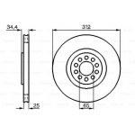 Bosch Δισκόπλακα - 0 986 478 467