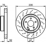 Bosch Δισκόπλακα - 0 986 478 470