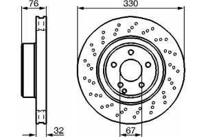 Bosch Δισκόπλακα - 0 986 478 470