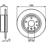 Bosch Δισκόπλακα - 0 986 478 478