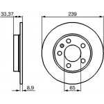 Bosch Δισκόπλακα - 0 986 478 481
