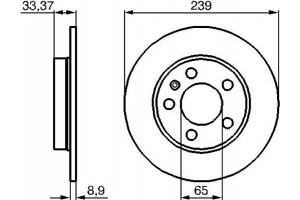 Bosch Δισκόπλακα - 0 986 478 481