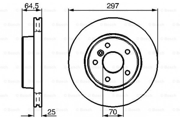 Bosch Δισκόπλακα - 0 986 478 483