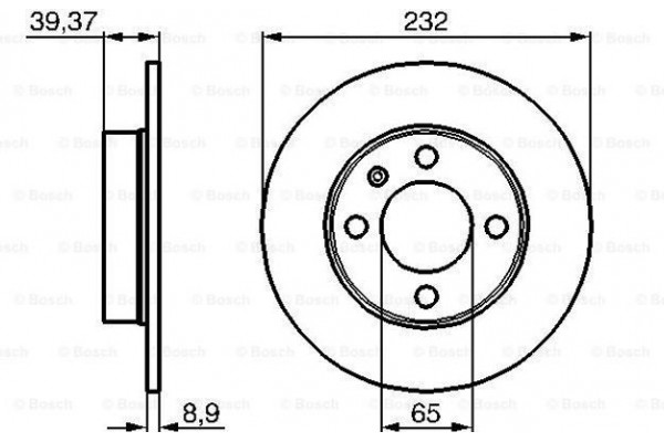 Bosch Δισκόπλακα - 0 986 478 492