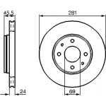 Bosch Δισκόπλακα - 0 986 478 493