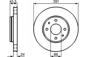 Bosch Δισκόπλακα - 0 986 478 493