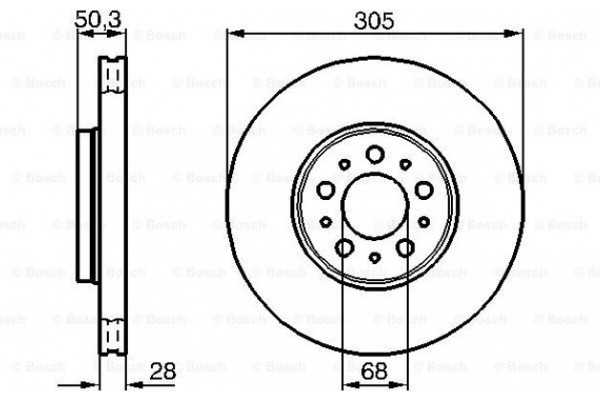 Bosch Δισκόπλακα - 0 986 478 494