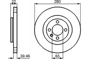 Bosch Δισκόπλακα - 0 986 478 508