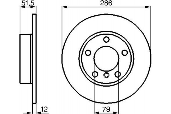 Bosch Δισκόπλακα - 0 986 478 511