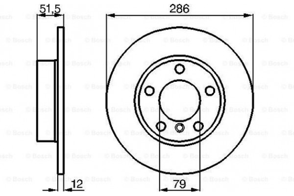 Bosch Δισκόπλακα - 0 986 478 511