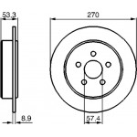 Bosch Δισκόπλακα - 0 986 478 514