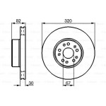 Bosch Δισκόπλακα - 0 986 478 527