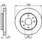 Bosch Δισκόπλακα - 0 986 478 531