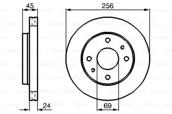 Bosch Δισκόπλακα - 0 986 478 531