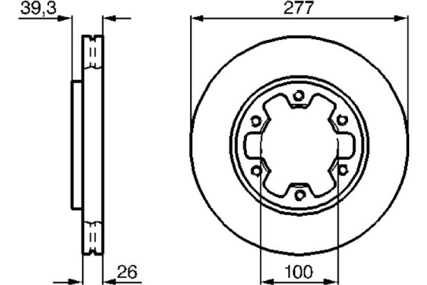Bosch Δισκόπλακα - 0 986 478 532