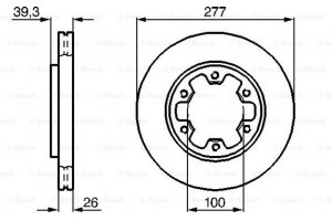 Bosch Δισκόπλακα - 0 986 478 532