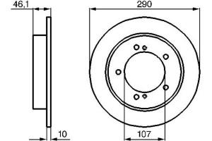 Bosch Δισκόπλακα - 0 986 478 539