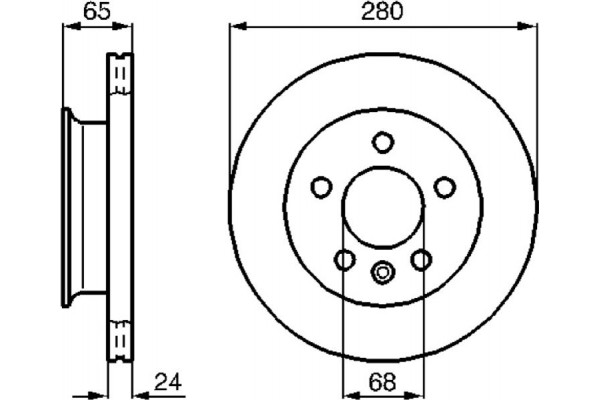 Bosch Δισκόπλακα - 0 986 478 548