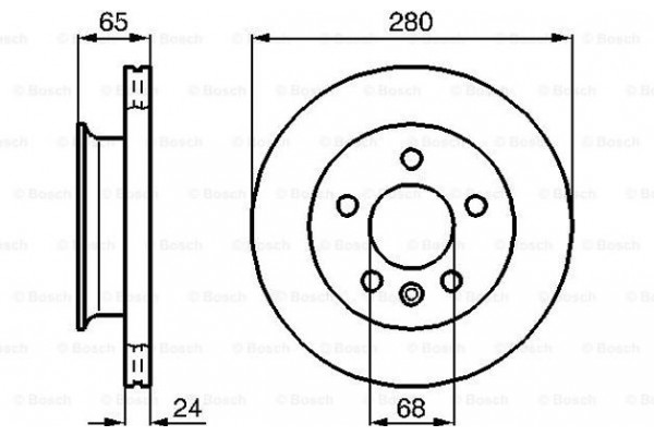 Bosch Δισκόπλακα - 0 986 478 548