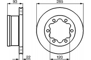 Bosch Δισκόπλακα - 0 986 478 555