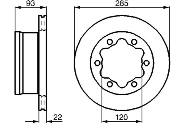Bosch Δισκόπλακα - 0 986 478 555