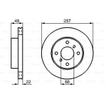 Bosch Δισκόπλακα - 0 986 478 567