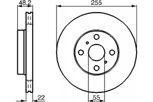 Bosch Δισκόπλακα - 0 986 478 578