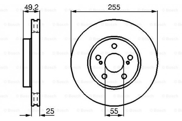 Bosch Δισκόπλακα - 0 986 478 584