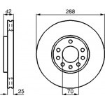 Bosch Δισκόπλακα - 0 986 478 588