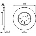 Bosch Δισκόπλακα - 0 986 478 598