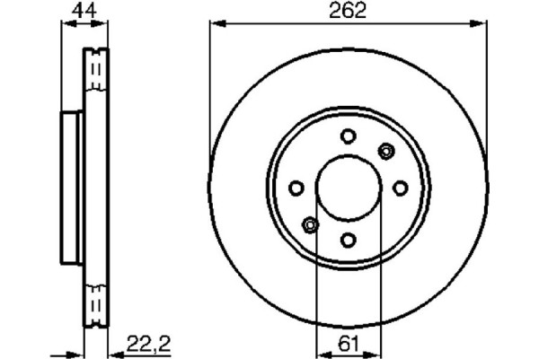Bosch Δισκόπλακα - 0 986 478 598