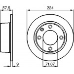 Bosch Δισκόπλακα - 0 986 478 604