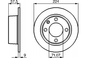 Bosch Δισκόπλακα - 0 986 478 604