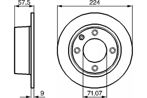 Bosch Δισκόπλακα - 0 986 478 604