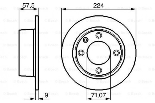 Bosch Δισκόπλακα - 0 986 478 604