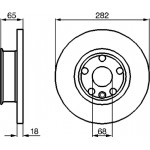 Bosch Δισκόπλακα - 0 986 478 613